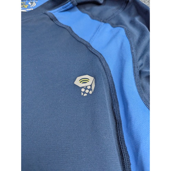 Mountain Hardwear Other - Mountain Hardwear Mens Long Sleeve Performance Shirt Blue Hiking Base Layer Smal